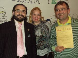 Marcel Ion Fandarac, Daniela Apostol, Marius Ghilezan, diploma, la Libraria Bastilia, eveniment 19.03.2014, ora 20