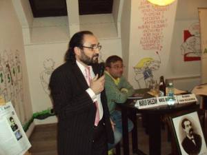 Marcel Ion Fandarac vorbind, Marius Ghilezan, la Libraria Bastilia, eveniment 19.03.2014, ora 20